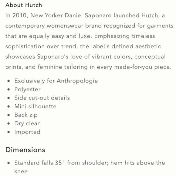 NWT Hutch Floral Jacquard Cut-Out Mini Dress Size 14 - Picture 14 of 14